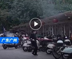 广州一车棚里的电动车突然起火,教科书级别的操作来了→